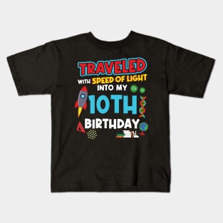 10. Birthday - Science Birthday Kids T-Shirt